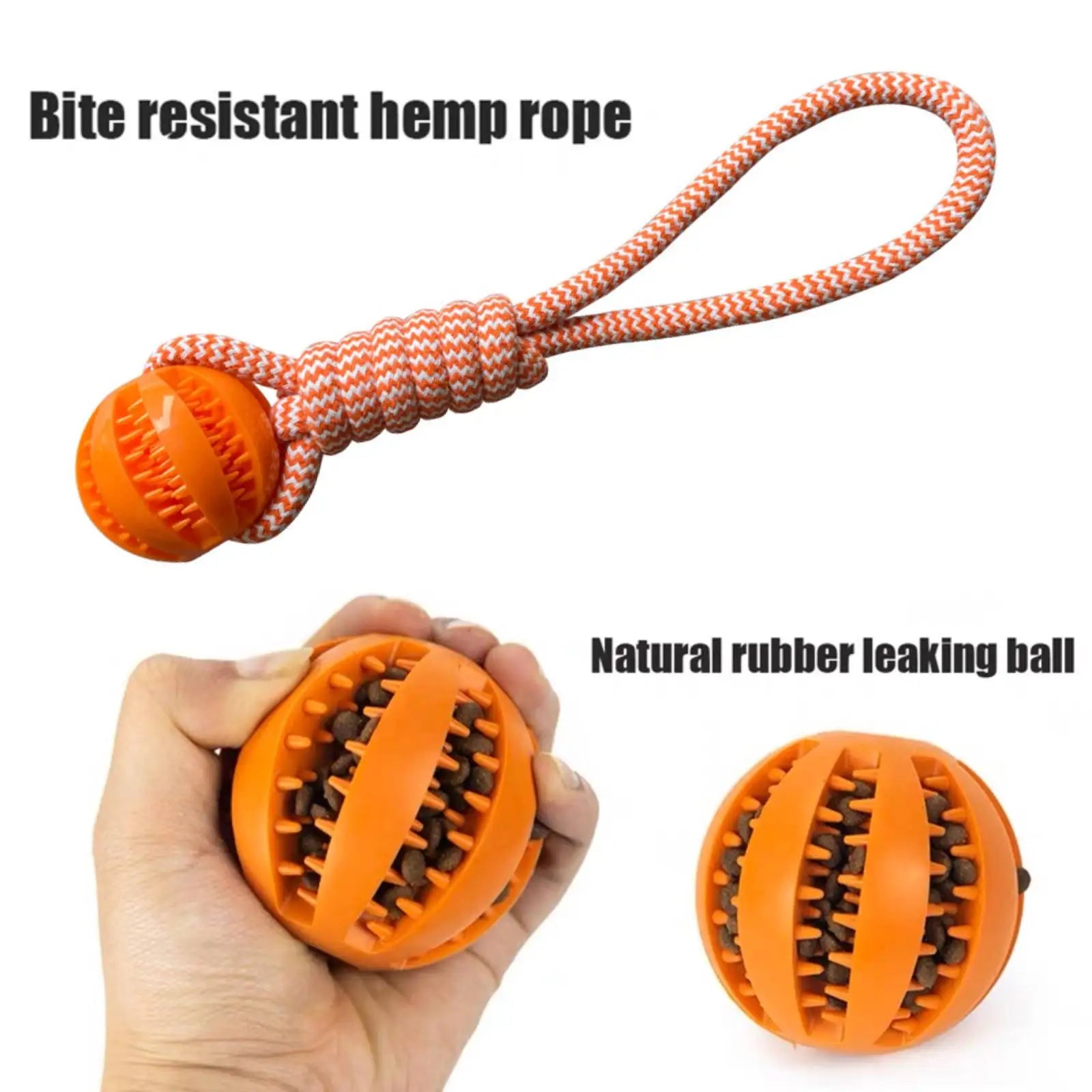 Rope and Treat Ball Toy